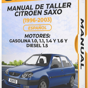 Wiring diagrams  Citroen Saxo ( 1996, 1997, 1998, 1999, 2000, 2001, 2002, 2003) GASOLINA 1.0, 1.1, 1.4 y 1.6 y DIESEL 1.5  Español