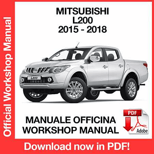 Workshop Manual Mitsubishi L200 Triton (2015, 2016, 2017, 2018) (EN)