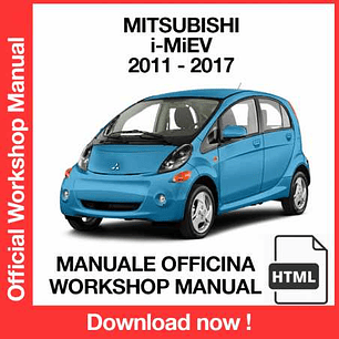 Workshop Manual Mitsubishi i-MiEV (2011, 2012, 2013, 2014, 2015, 2016, 2017) (EN)