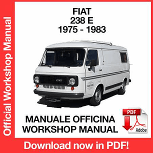 Workshop Manual Fiat 238e (1975, 1976, 1977, 1978, 1979, 1980, 1981, 1982, 1983) (ITA)