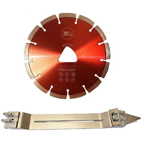 Disco para Soff Cut 8" Worldmaq con Patin Deslizante