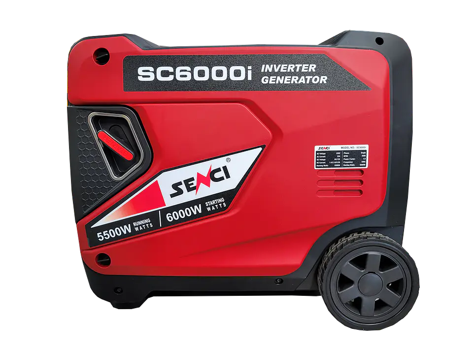 Generador a Gasolina Inverter Senci - 5.5Kw SC6000i con conexión para ATS 2