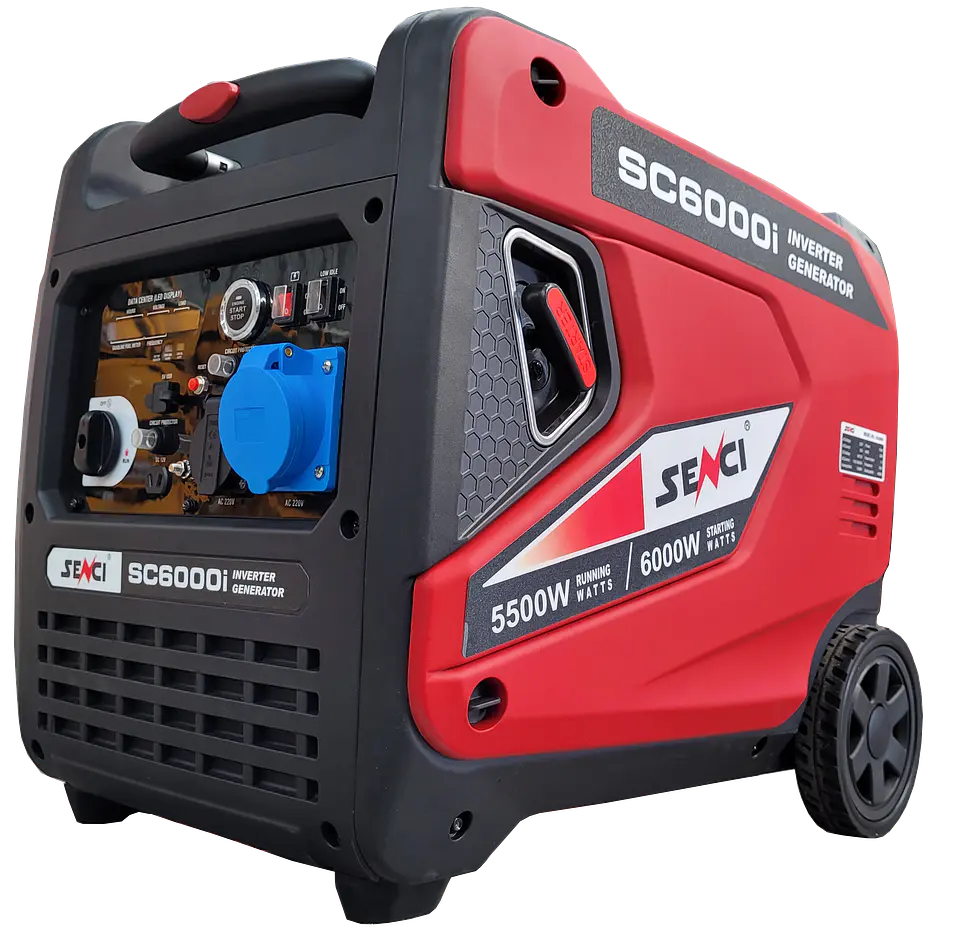 Generador a Gasolina Inverter Senci - 5.5Kw SC6000i con conexión para ATS 1