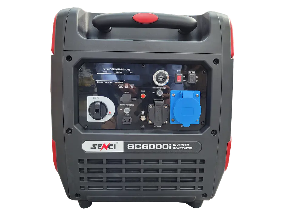 Generador a Gasolina Inverter Senci - 5.5Kw SC6000i con conexión para ATS 3