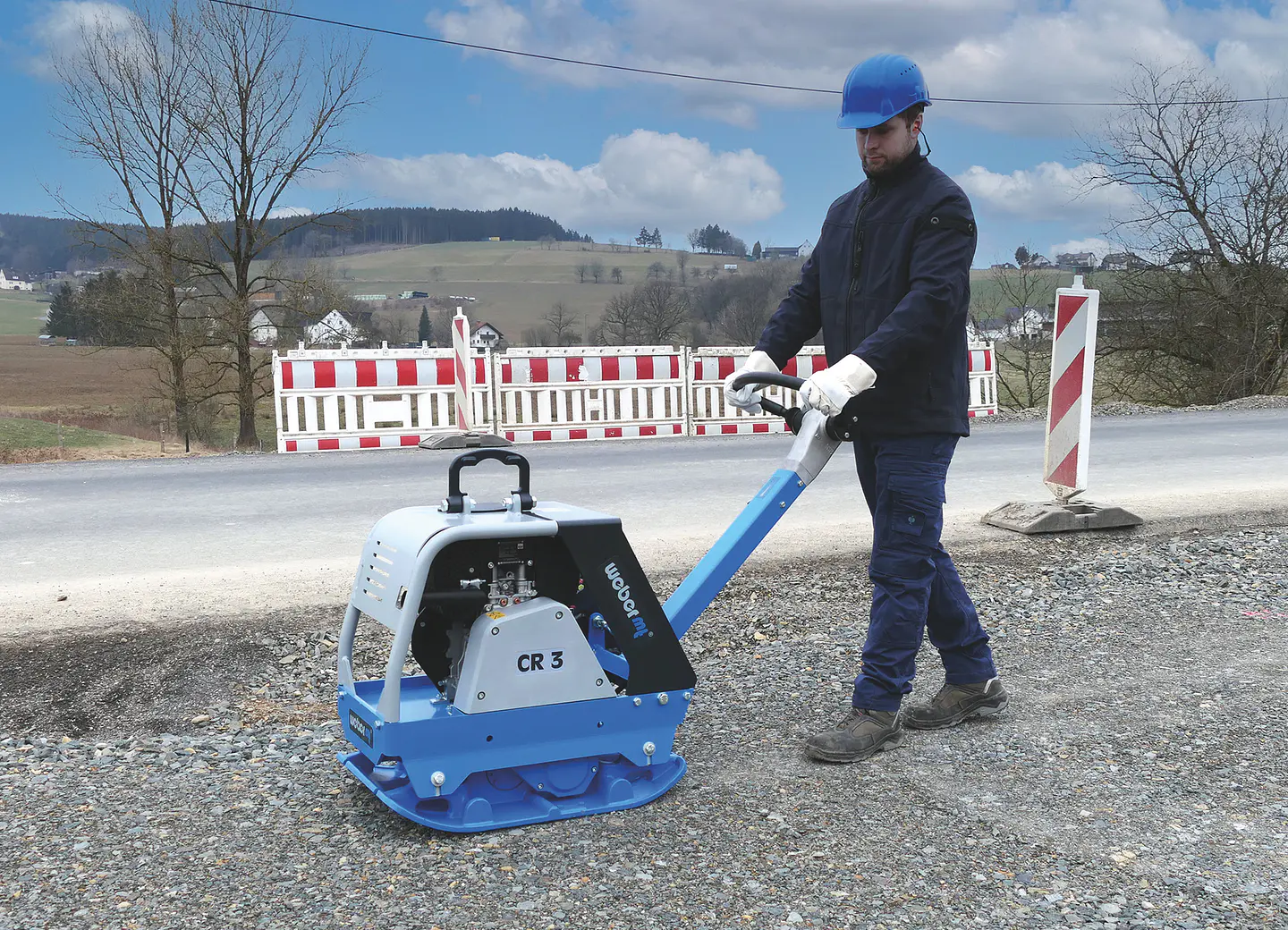 Placa compactadora Reversible Weber CR3-B 35Kn 2