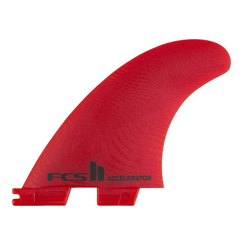 FCS II ACCELERATOR NEOGLASS ECO TRI FINS RED