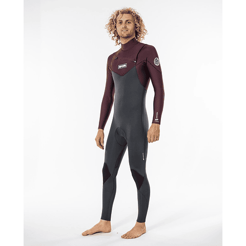 RIP CURL DAWN PATROL CHEST ZIP 4/3MM WETSUIT