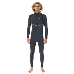 FATO DE SURF RIP CURL E-BOMB ZIP FREE 4/3MM