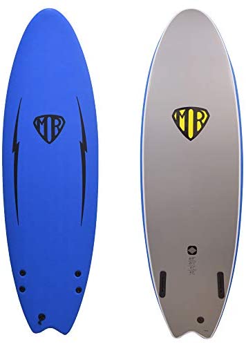 サーフィン・ボディボード OCEAN & EARTH MR EZI RIDER TWIN FIN MR Ezi Rider 5'6 Twin Fin Softboard: Fun & Performance
