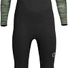 FATO XCEL AXIS YOUTH BACK ZIP 4/3MM FULL SUIT BLACK/GREEN CAMO 