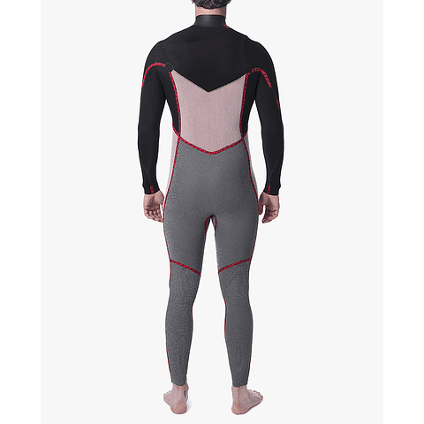 RIP CURL MEN DAWN PATROL 4/3MM CHEST ZIP WETSUIT 