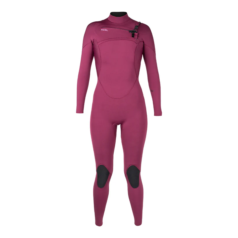 XCEL WOMENS COMP FRONT ZIP 4/3MM