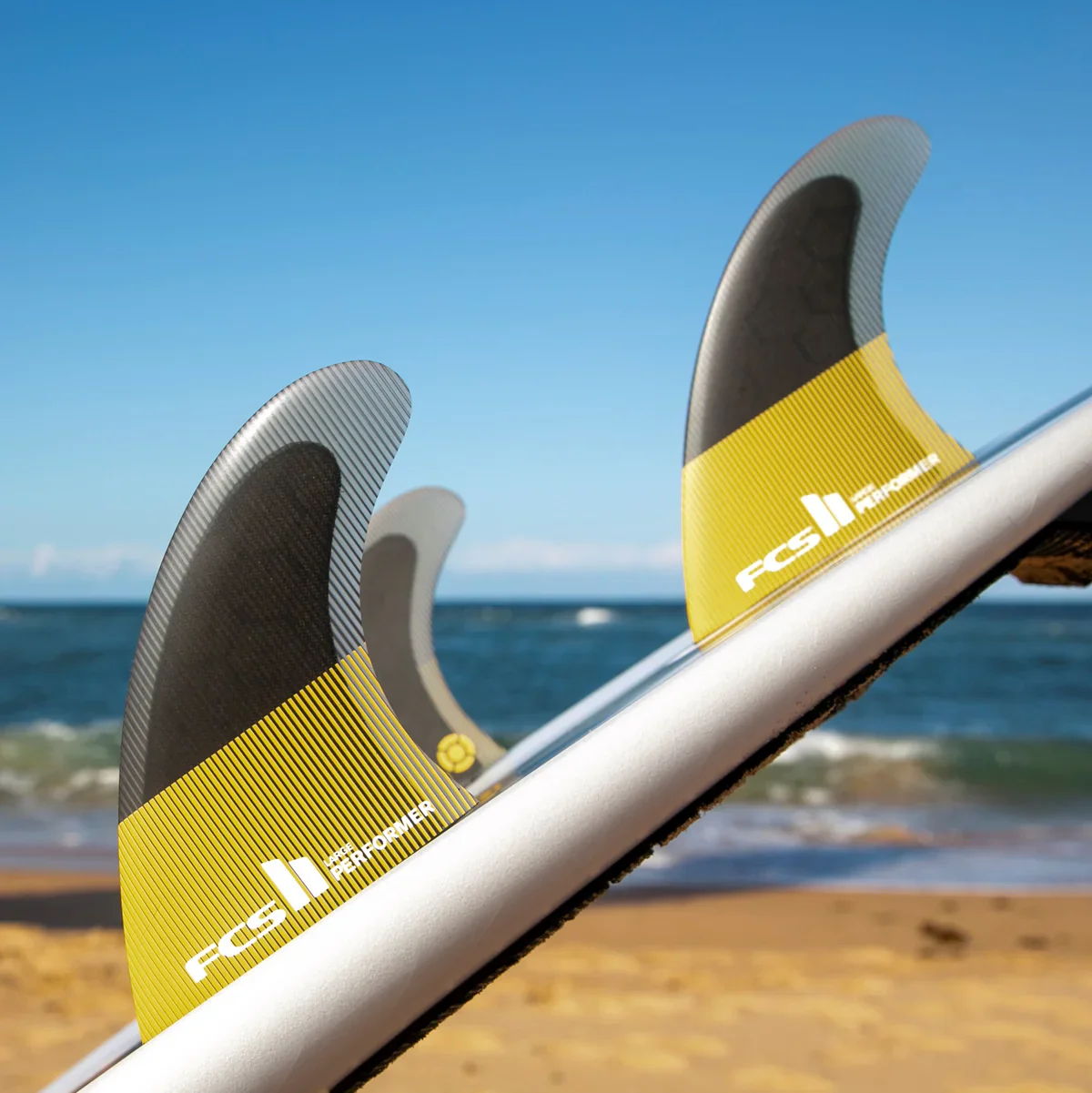 FCS II Performer NeoGlass Tri Fins: Balance of Speed &