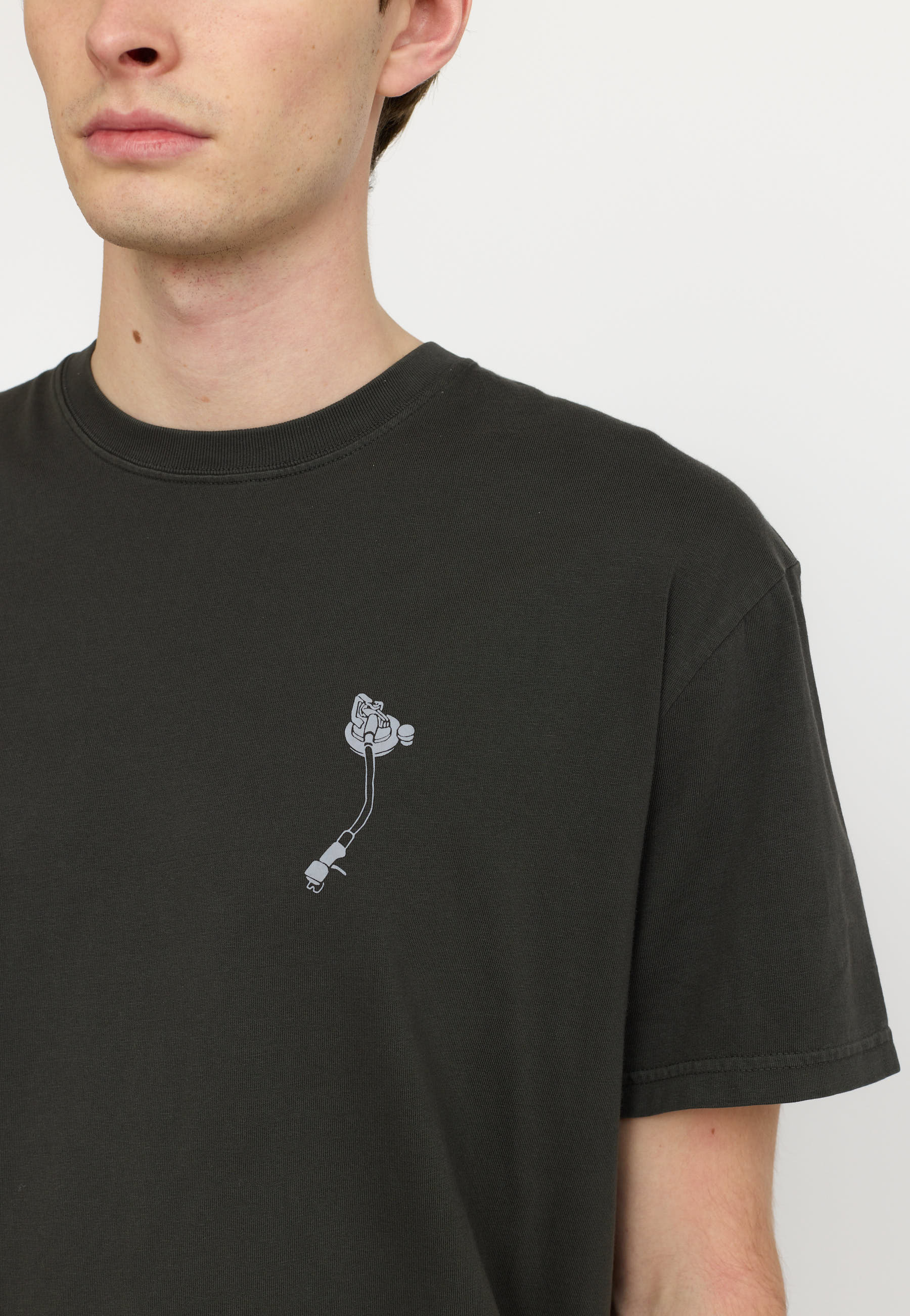 REVOLUTION Printed T-shirt / 1429 TUN - Black