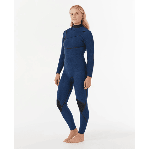  RIP CURL WOMEN E-BOMB 4/3 Zip Free Sublimed Wetsuit