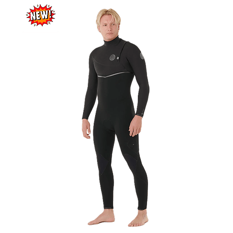    RIP CURL MEN E-BOMB FRONT ZIP 4/3MM WETSUIT