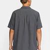 Short-sleeved Cuban Shirt / 3927 - Darkgrey