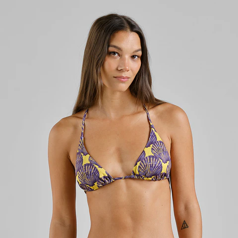 Dedicated Bikini Top Yxlan Seashell Multi Color