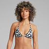 Dedicated Bikini Top Yxlan Painted Leopard Black