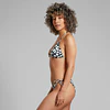 Dedicated Bikini Top Yxlan Painted Leopard Black