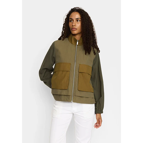 SELFHOOD Block Jacket / 77351 - Army