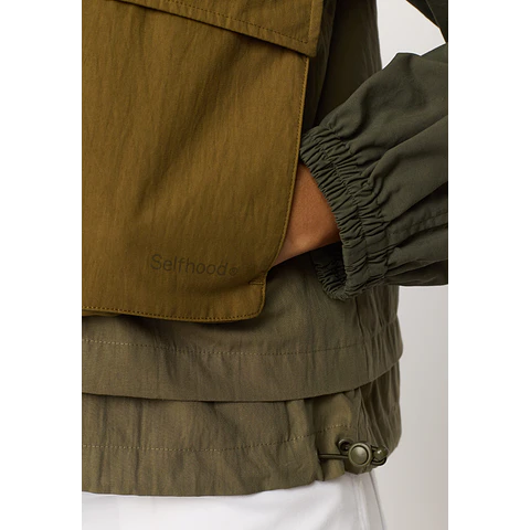 SELFHOOD Block Jacket / 77351 - Army