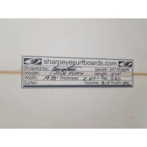Sharpeye File Fifty