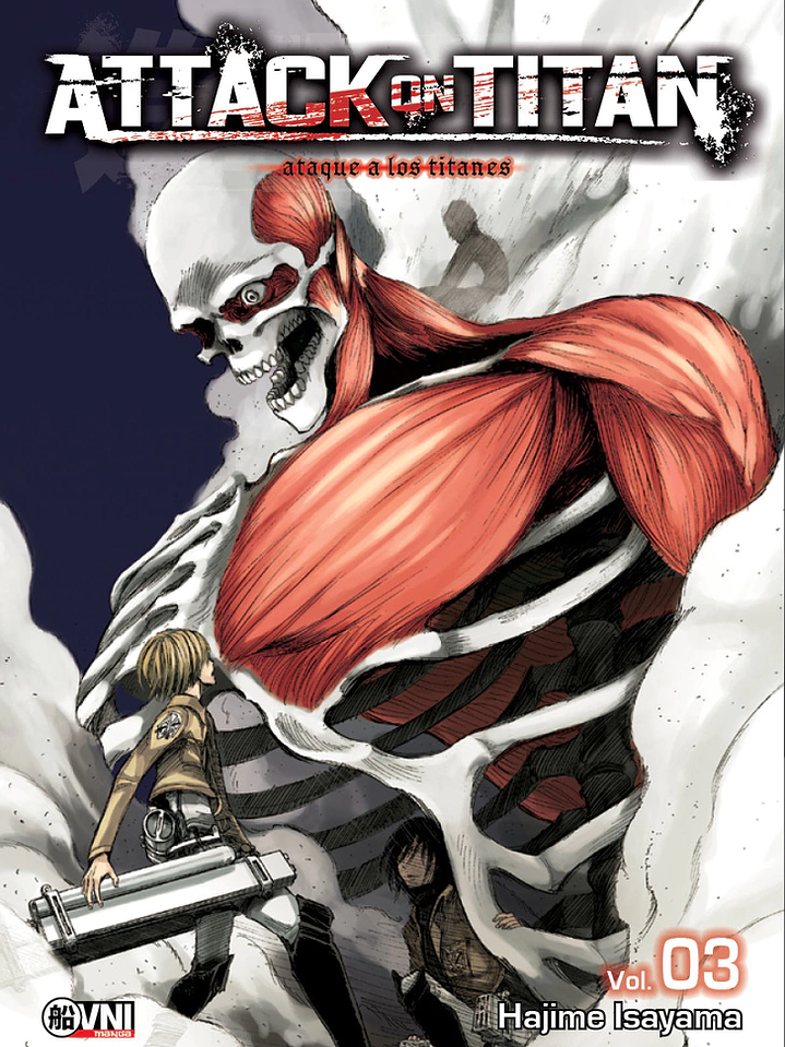 KODANSHA - ATTACK ON TITAN Vol. 03 (8va Edición) - OVNIMANGA ARG 1