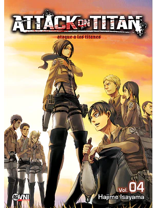KODANSHA - ATTACK ON TITAN Vol. 04 (8va Edición) - OVNIMANGA ARG