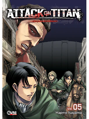 KODANSHA - ATTACK ON TITAN Vol. 05 (8va Edición) - OVNIMANGA ARG