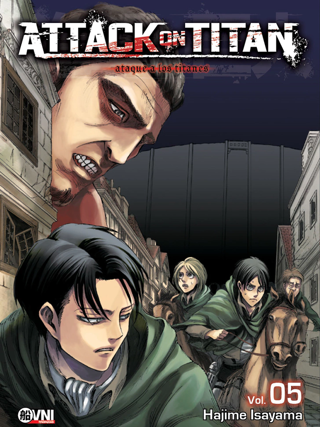 KODANSHA - ATTACK ON TITAN Vol. 05 (8va Edición) - OVNIMANGA ARG 1