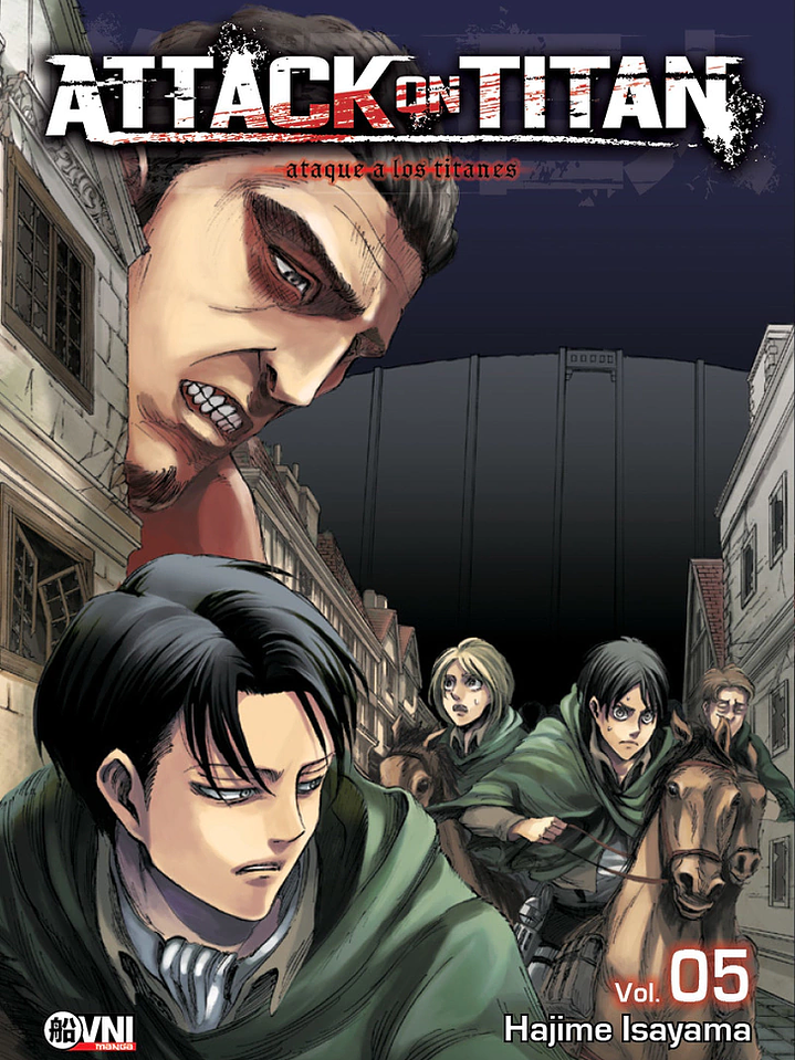 KODANSHA - ATTACK ON TITAN Vol. 05 (8va Edición) - OVNIMANGA ARG 1