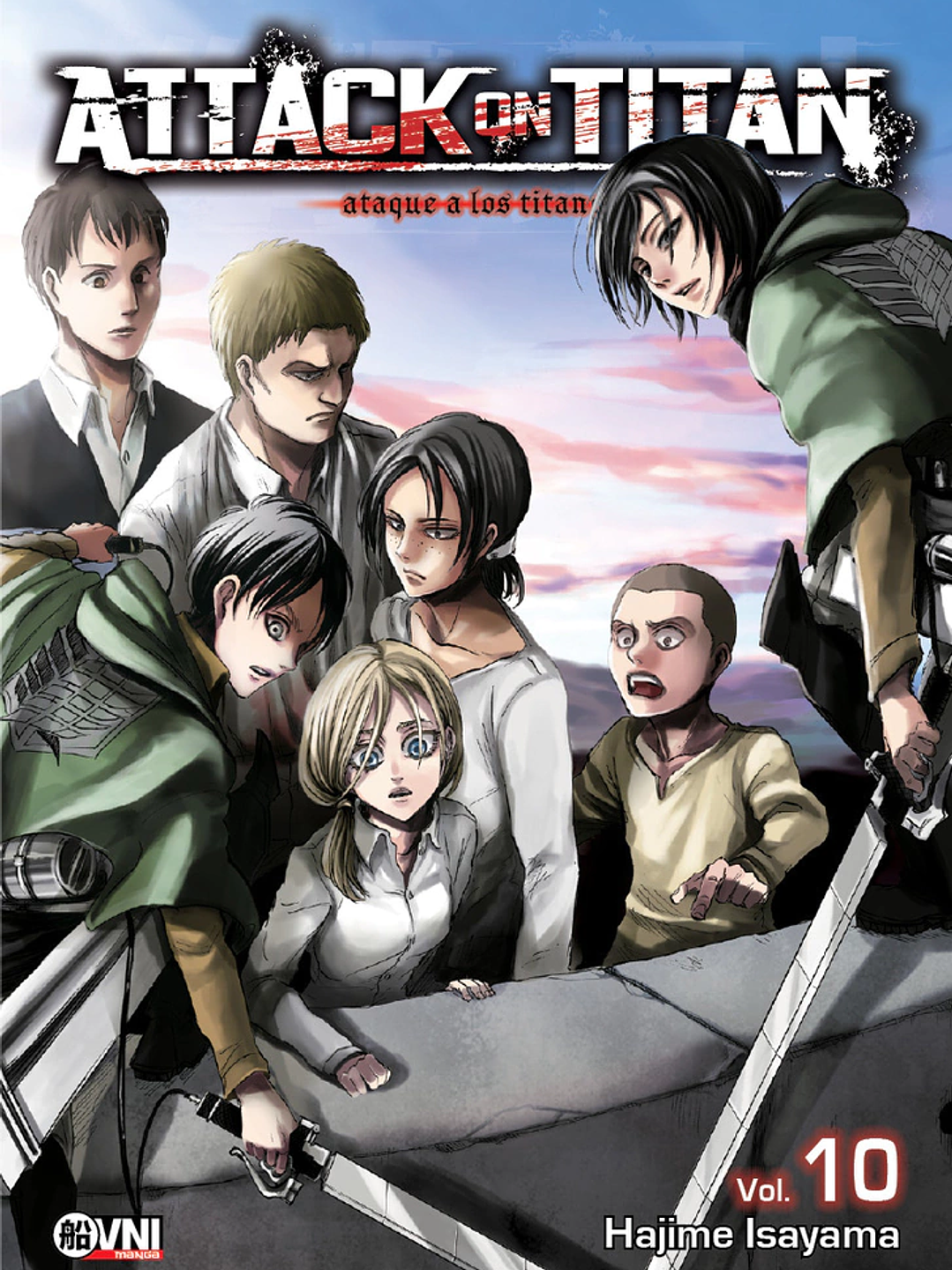 KODANSHA - ATTACK ON TITAN Vol. 10 (4ta Edición) - OVNIMANGA ARG 1
