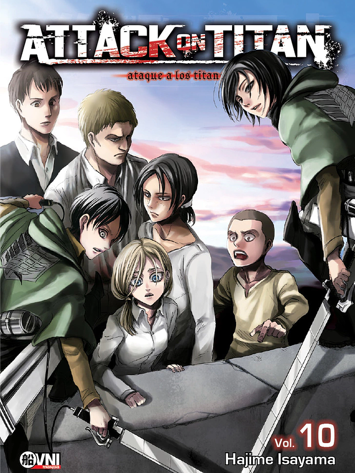 KODANSHA - ATTACK ON TITAN Vol. 10 (4ta Edición) - OVNIMANGA ARG 1
