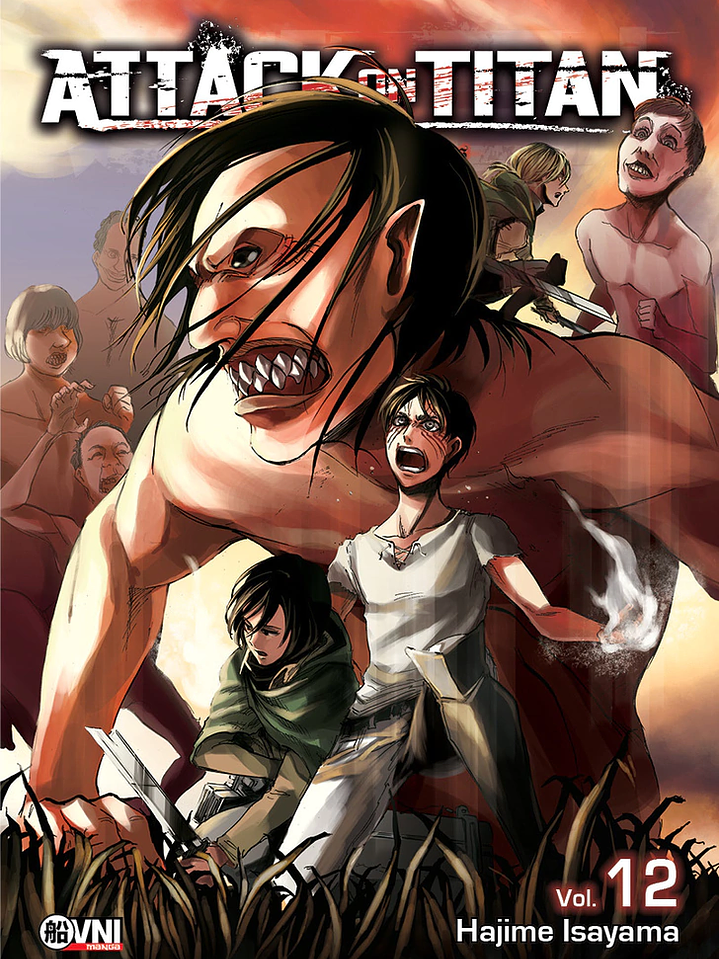 KODANSHA - ATTACK ON TITAN Vol. 12 (4ta Edición) - OVNIMANGA ARG 1