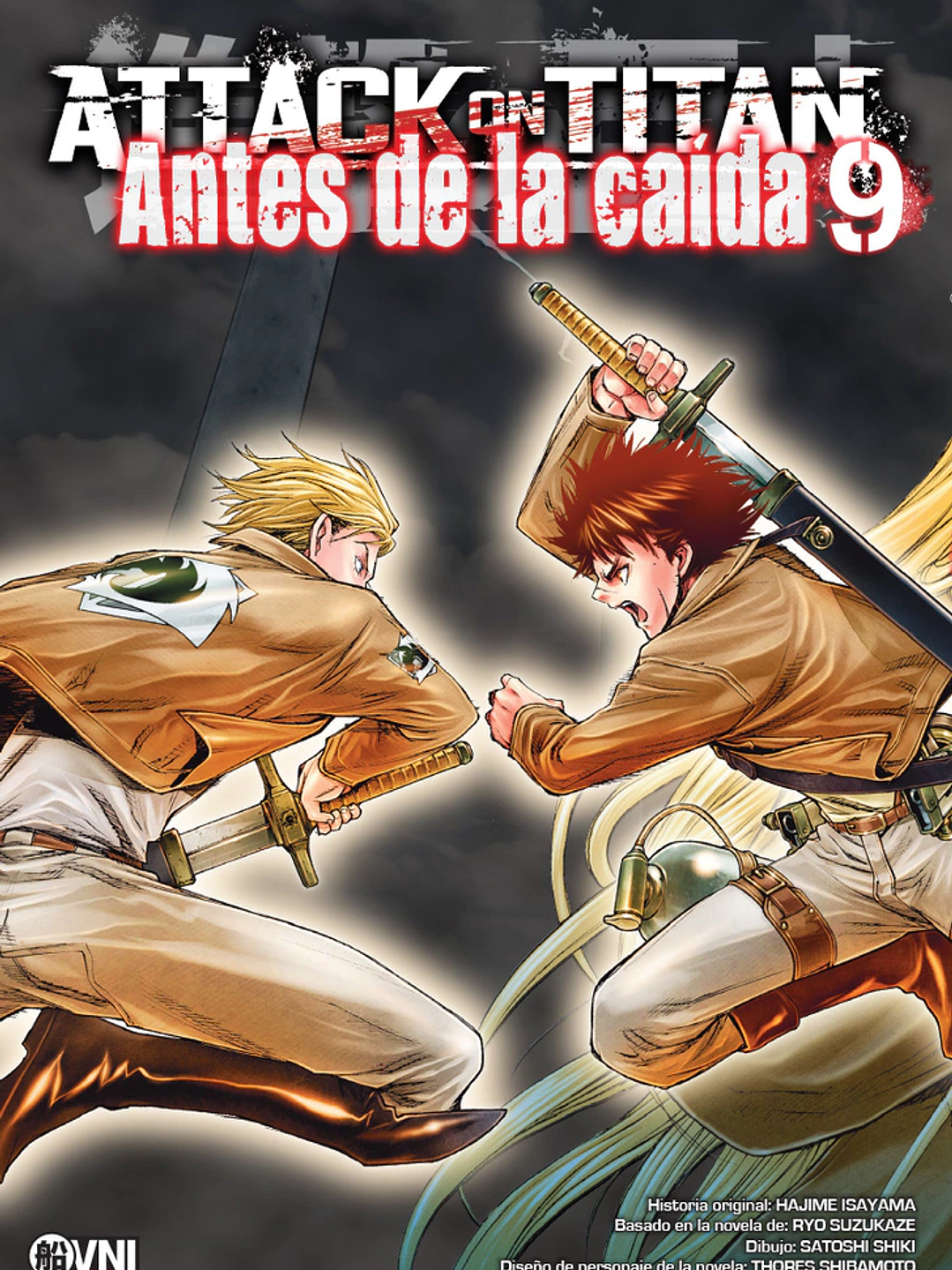 KODANSHA - ATTACK ON TITAN: ANTES DE LA CAÍDA  Vol. 09 - OVNIMANGA ARG 1