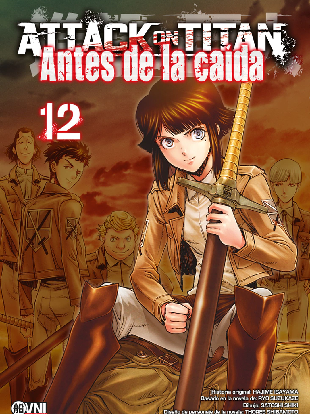 KODANSHA - ATTACK ON TITAN: ANTES DE LA CAÍDA  Vol. 12 - OVNIMANGA ARG 1