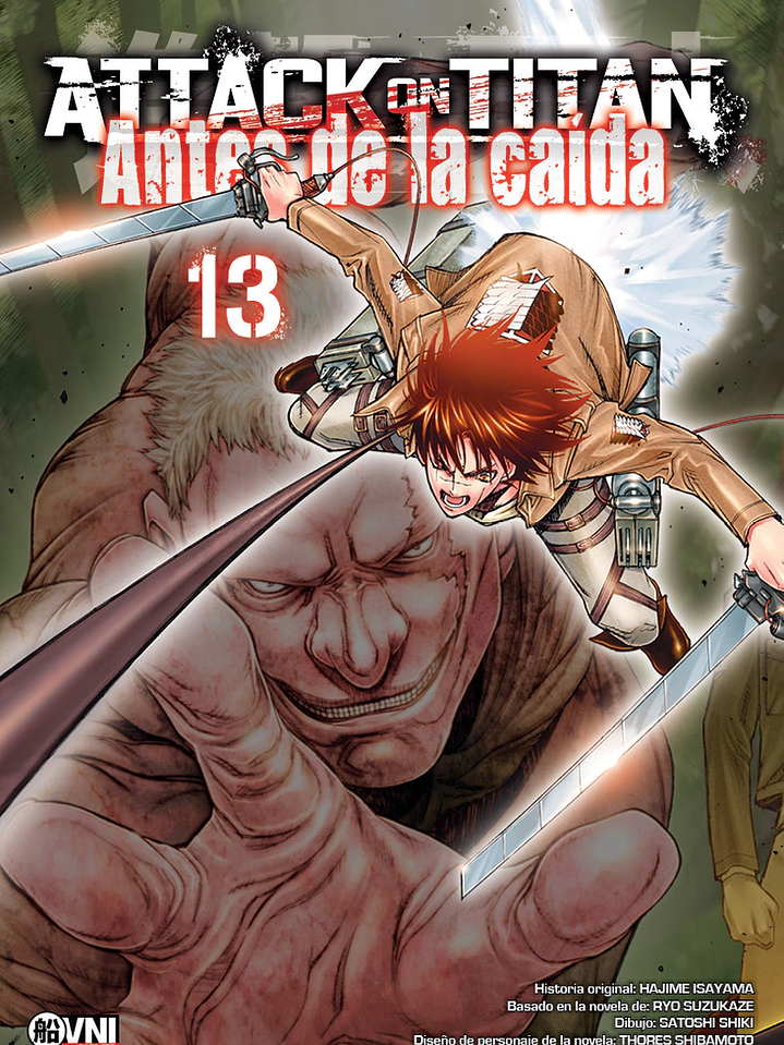 KODANSHA - ATTACK ON TITAN: ANTES DE LA CAÍDA  Vol. 13 - OVNIMANGA ARG 1