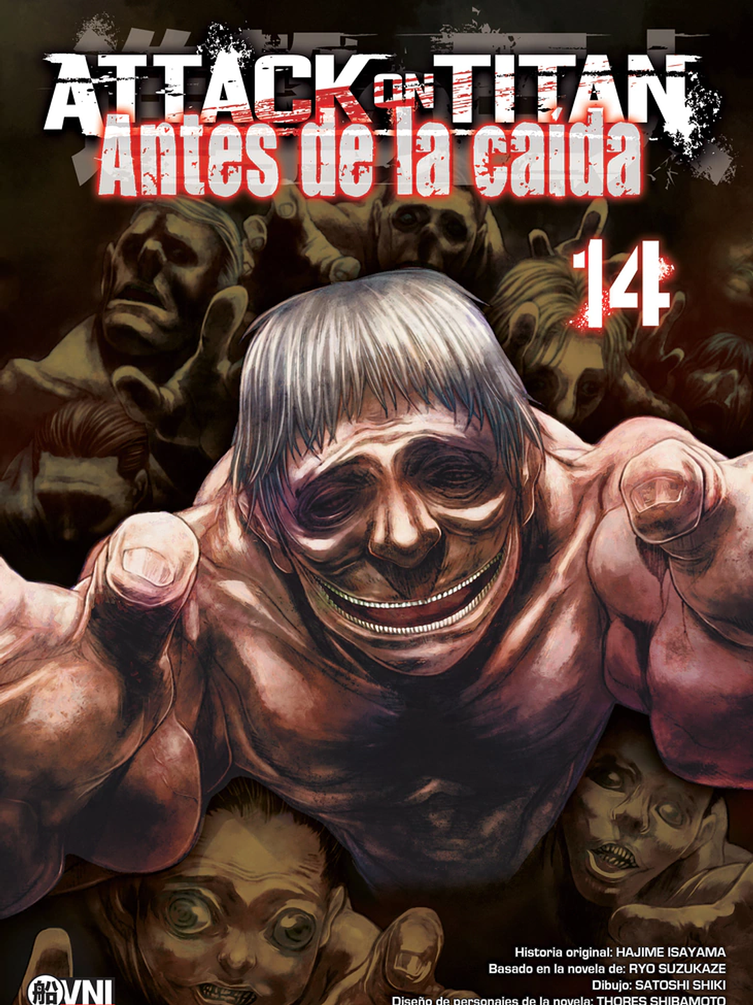 KODANSHA - ATTACK ON TITAN: ANTES DE LA CAÍDA  Vol. 14 - OVNIMANGA ARG 1