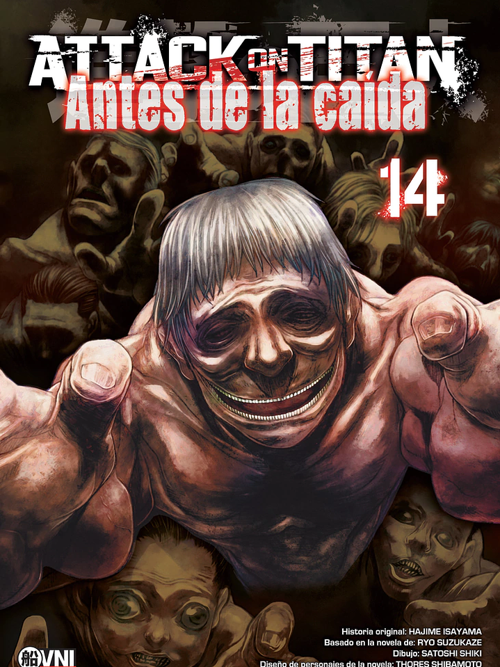 KODANSHA - ATTACK ON TITAN: ANTES DE LA CAÍDA  Vol. 14 - OVNIMANGA ARG 1