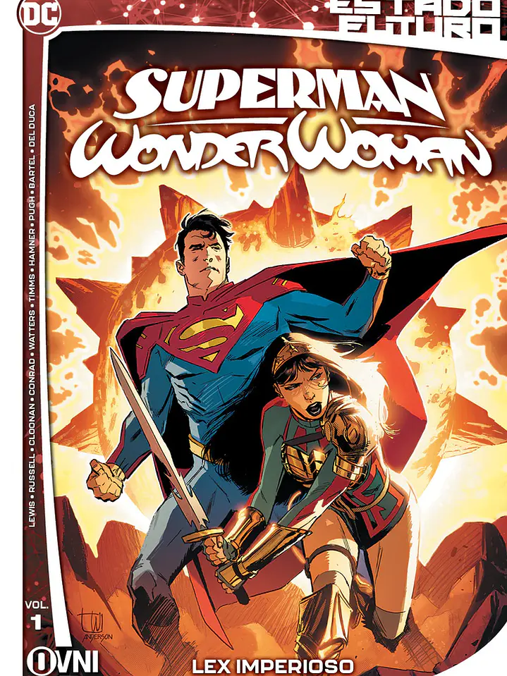 DC - ESTADO FUTURO: SUPERMAN-WONDER WOMAN VOL 1 - OVNI PRESS 1
