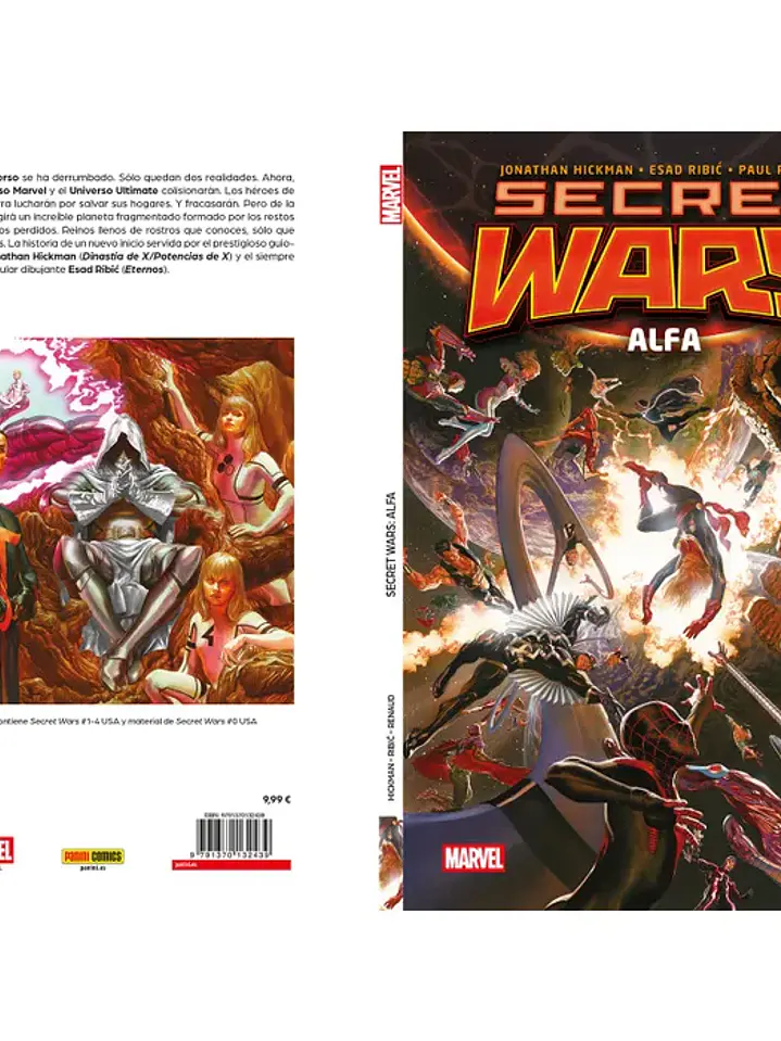 MARVEL ESSENTIALS: SECRET WARS ALFA - PANINI COMICS ESP 2