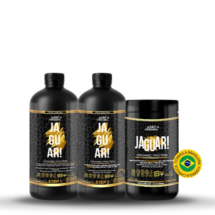 JAGUAR GOLD SHINE ORGANIC PPOTEIN 3 PASOS.  ORGANICO 1