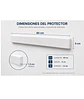 Protector de pared 60cm para No golpear puerta del auto (pack 02) - Miniatura 4