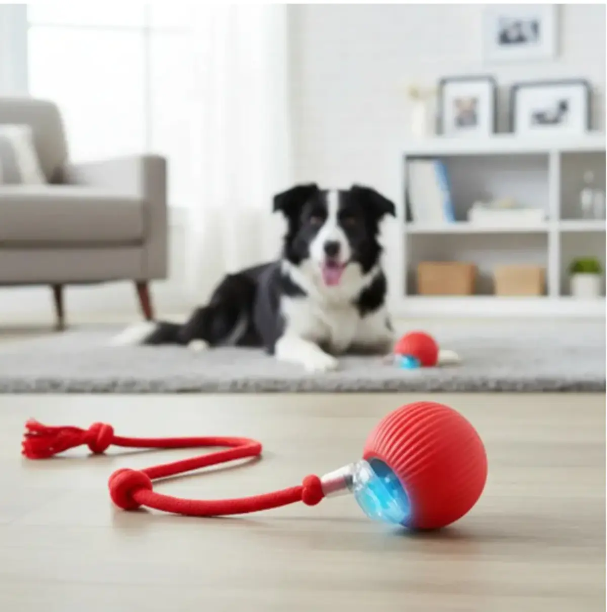 Pelota interactiva para perros