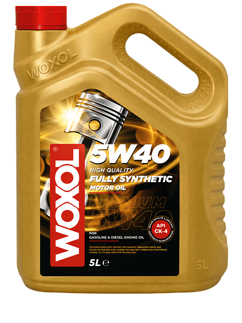 WOXOL FULLY SYNT.MOTOR OIL 5W40 CK-4 1