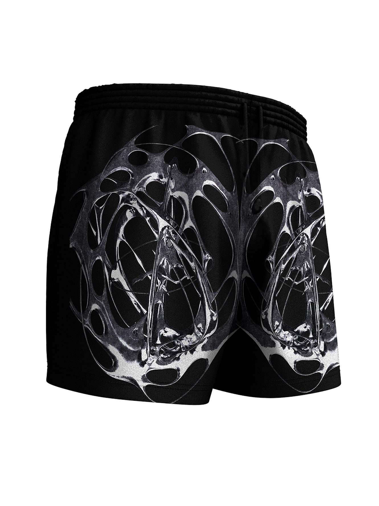 SHORT LIQUID CHROME 2