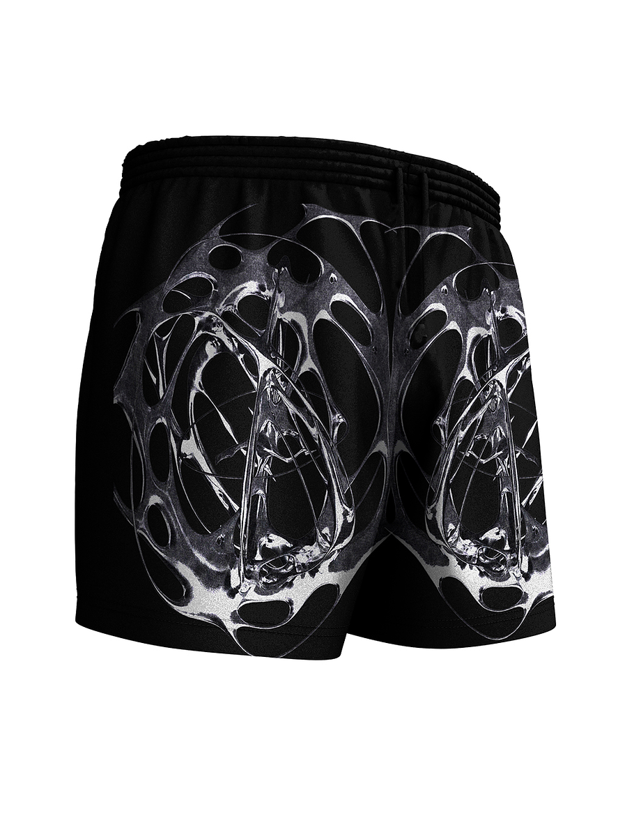 SHORT LIQUID CHROME 2