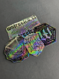 Set Nro 3  Stickers Holograficos Vinilo x 4 - Miniatura 1
