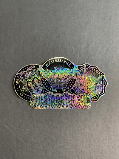 Set Nro 4  Stickers Holograficos Vinilo x 4